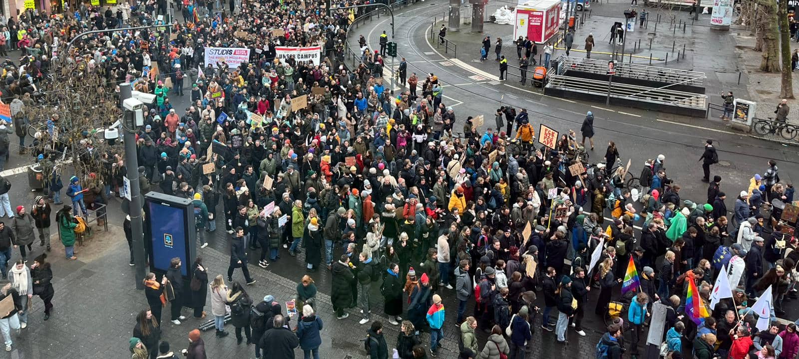 Demos sorgen für Straßensperrungen in der Südstadt